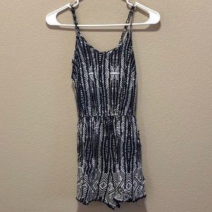 Mossimo Supply Co. Black & White Romper